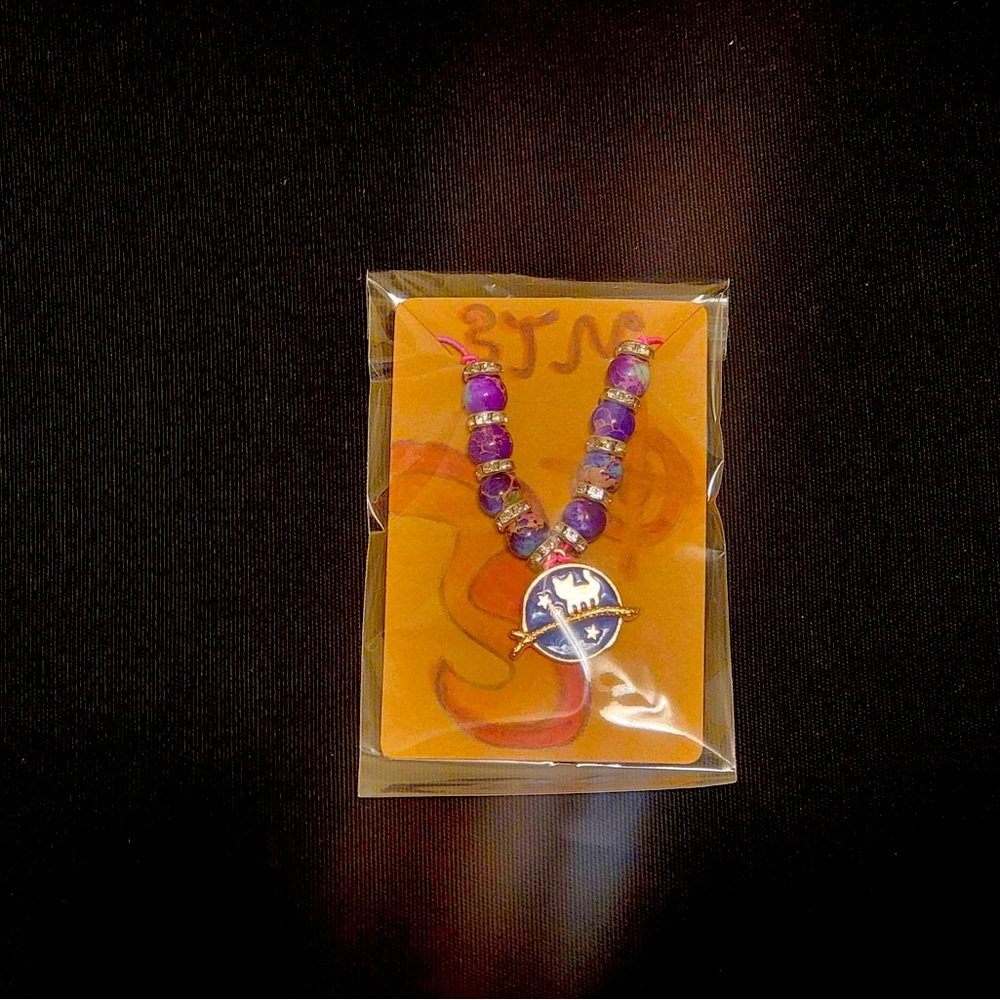 Earrings and necklaces . Made by me